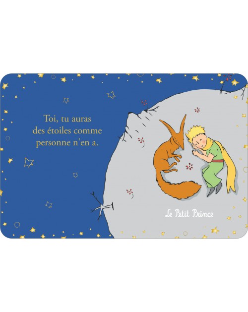 Carte Postale Le Petit Prince Qui Dort Avec Le Renard
