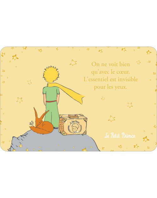 Carte Postale Le Petit Prince Et Sa Valise Avec Le Renard